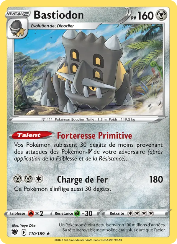 Bastiodon — Carte Pokémon 110 Astres Radieux