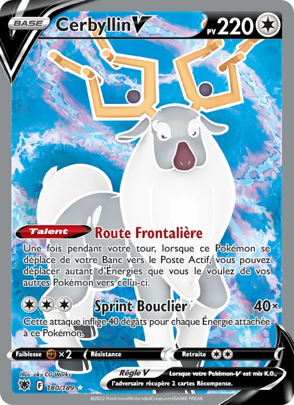 Cerbyllin V — Carte Pokémon 180 Astres Radieux