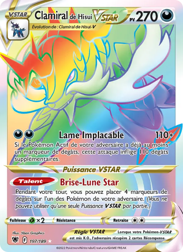 197/189 - Clamiral de Hisui VSTAR