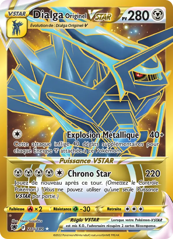 210/189 - Dialga Originel VSTAR