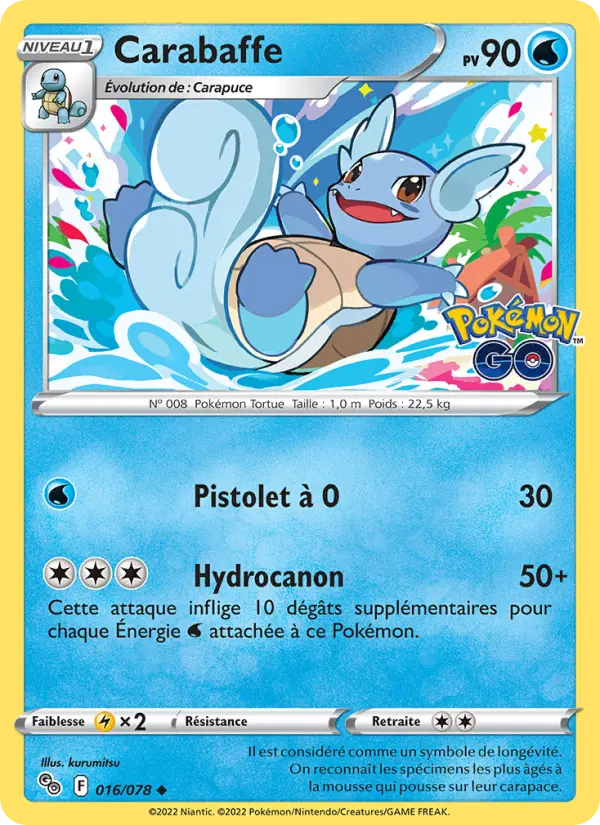 Carabaffe — Carte Pokémon 016 Pokémon GO