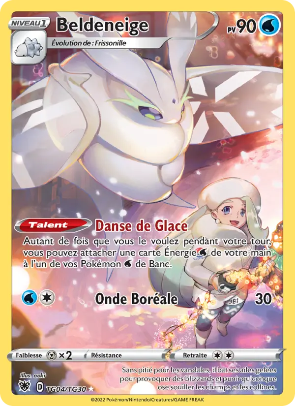 Beldeneige — Carte Pokémon TG04 Astres Radieux