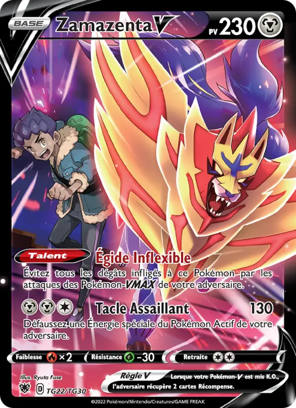 Zamazenta V — Carte Pokémon TG22 Astres Radieux