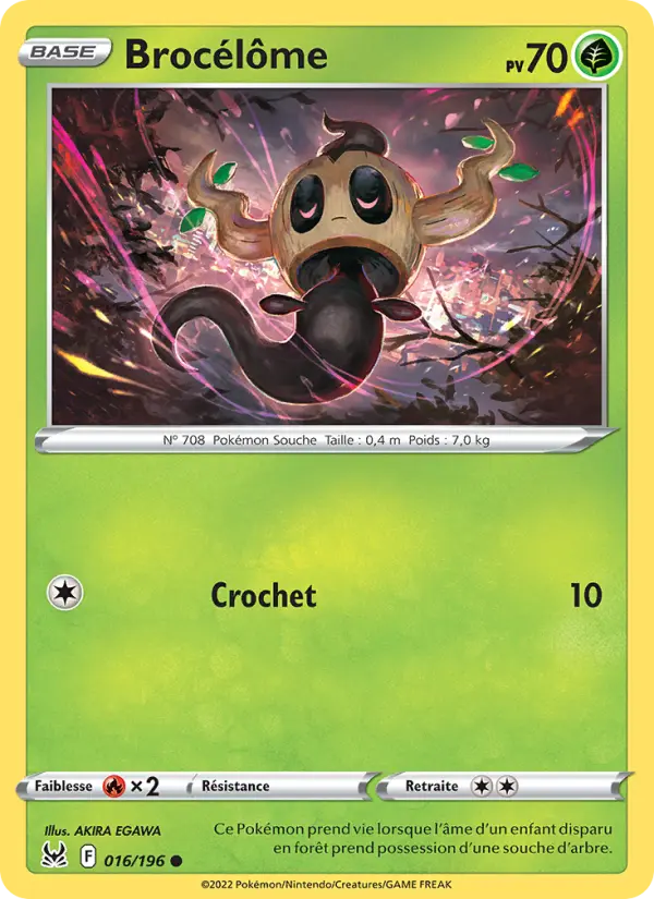 Brocélôme — Carte Pokémon 016 Origine Perdue
