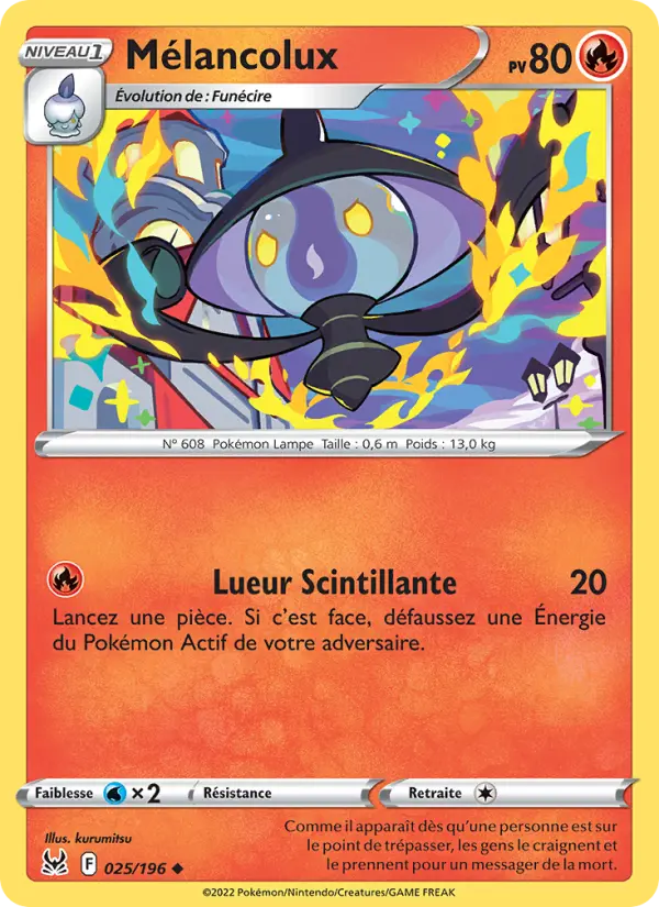 Mélancolux — Carte Pokémon 025 Origine Perdue