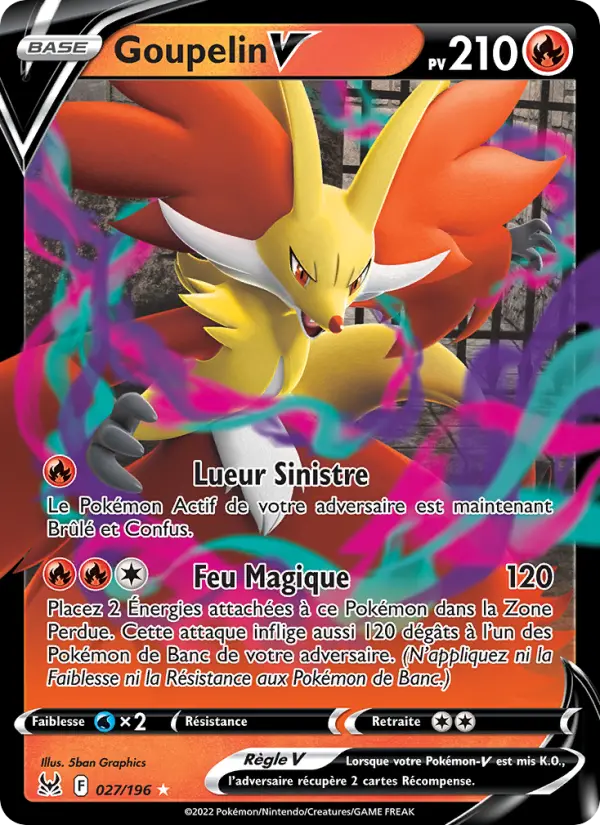 Goupelin V — Carte Pokémon 027 Origine Perdue
