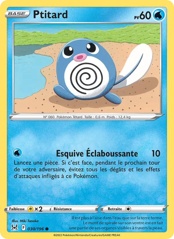 Ptitard — Carte Pokémon 030 Origine Perdue