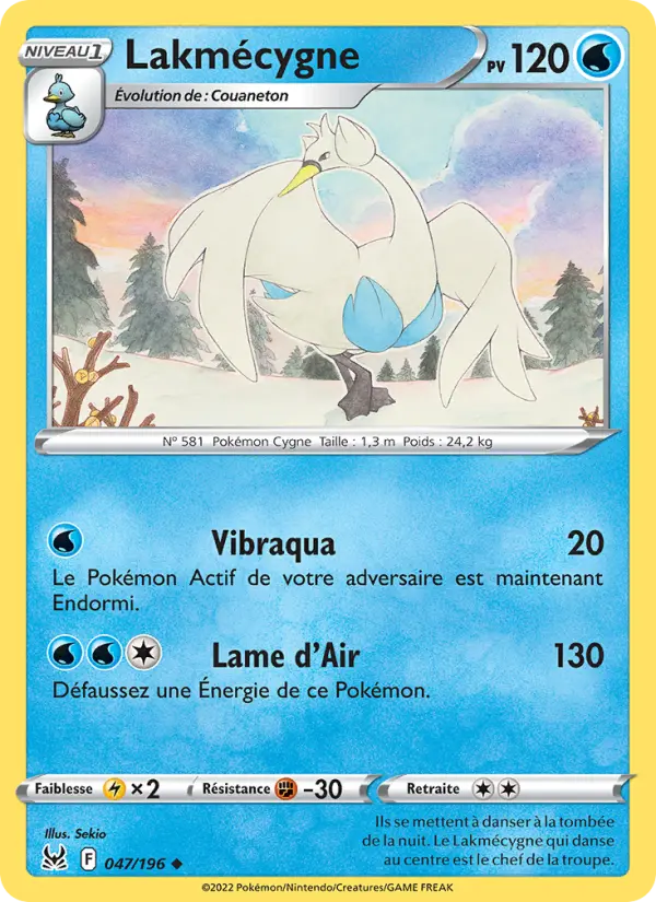 047/196 - Lakmécygne