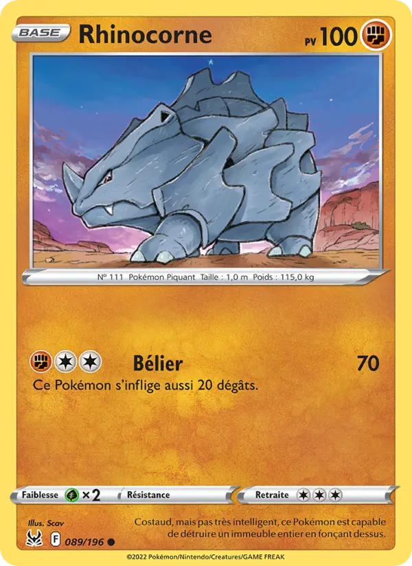 089/196 - Rhinocorne