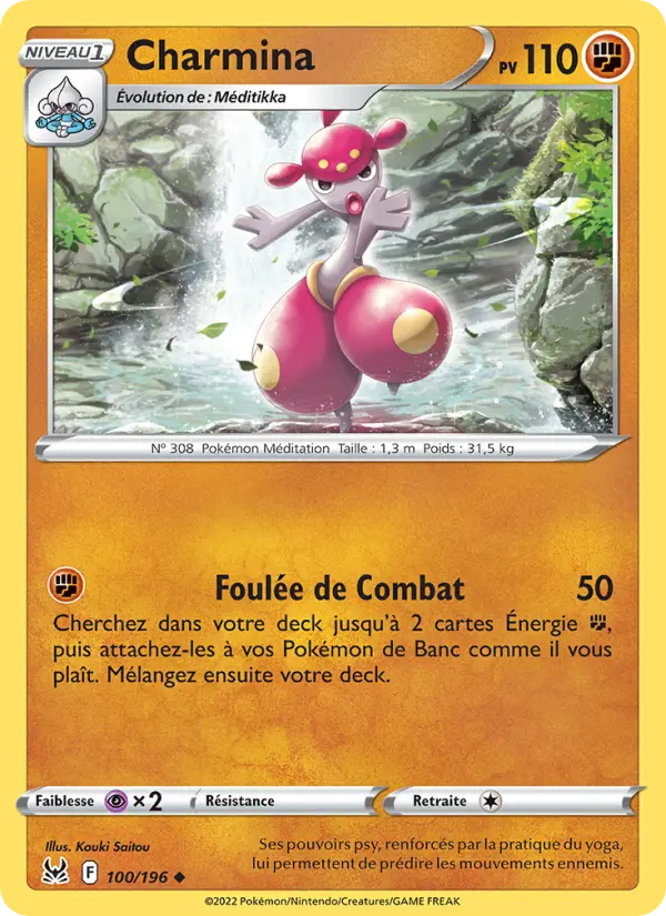 Charmina — Carte Pokémon 100 Origine Perdue