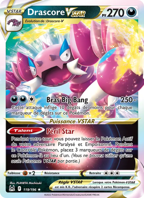 Drascore VSTAR — Carte Pokémon 119 Origine Perdue