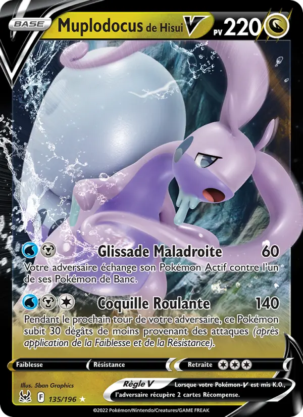 Muplodocus de Hisui V — Carte Pokémon 135 Origine Perdue