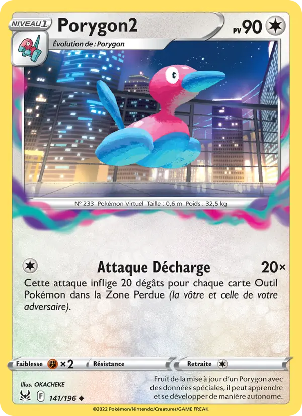 Porygon2 — Carte Pokémon 141 Origine Perdue