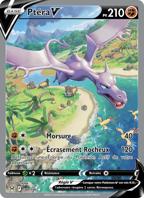 Ptéra V — Carte Pokémon 180 Origine Perdue