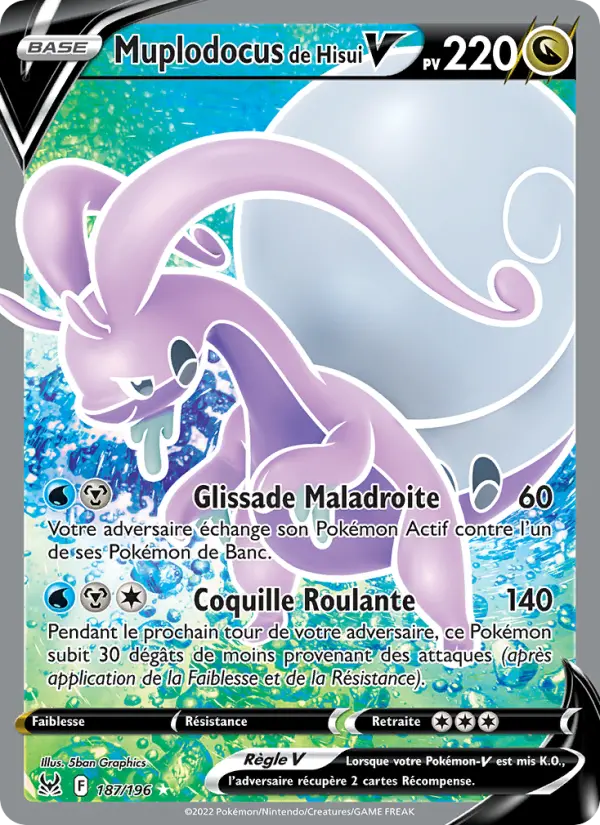 Muplodocus de Hisui V — Carte Pokémon 187 Origine Perdue