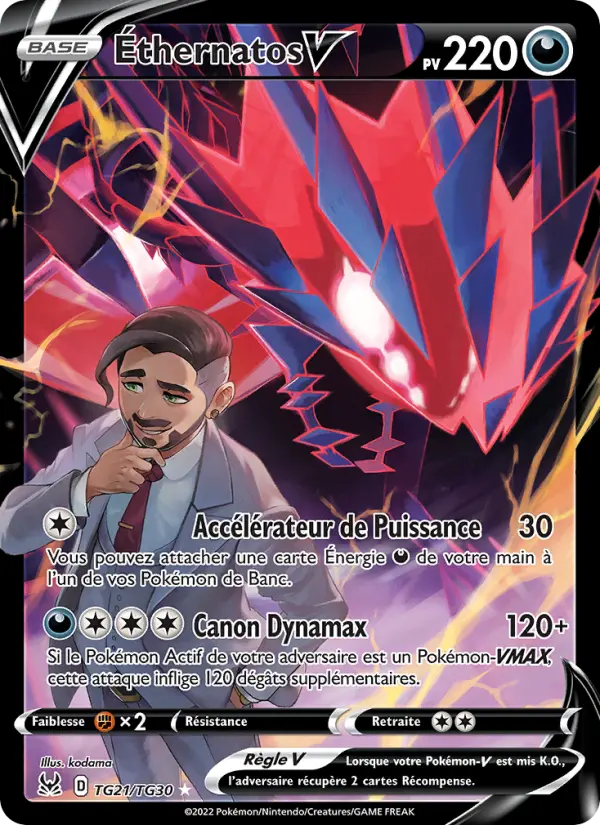 Éthernatos V — Carte Pokémon TG21 Origine Perdue
