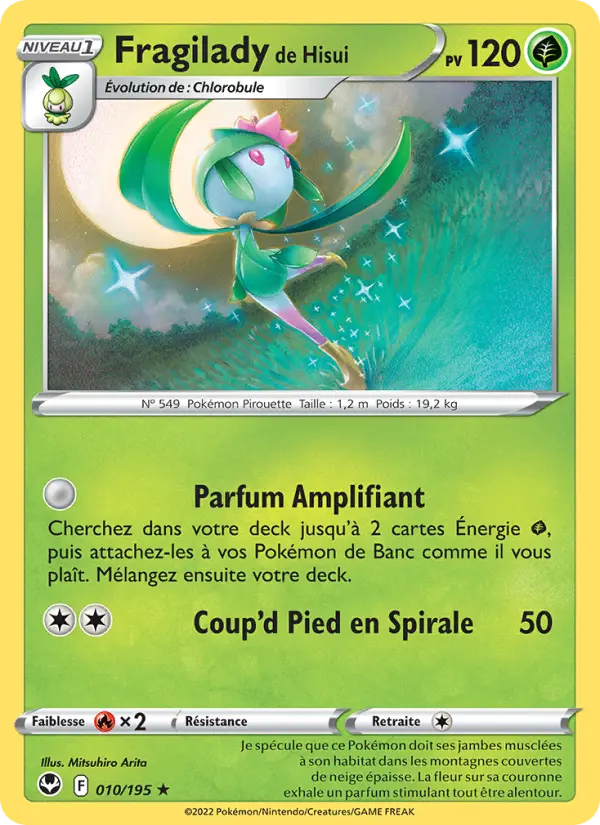 Fragilady de Hisui — Carte Pokémon 010 Tempête Argentée