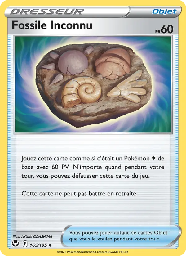 165/195 - Fossile Inconnu