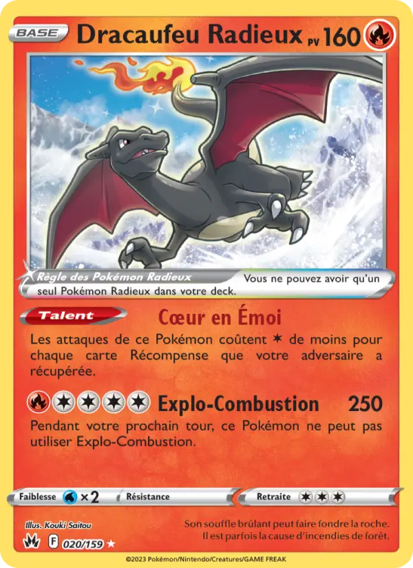 020/159 - Dracaufeu Radieux
