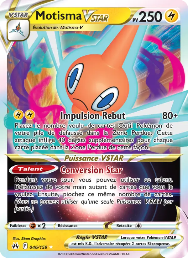 Motisma VSTAR — Carte Pokémon 046 Zénith Suprême