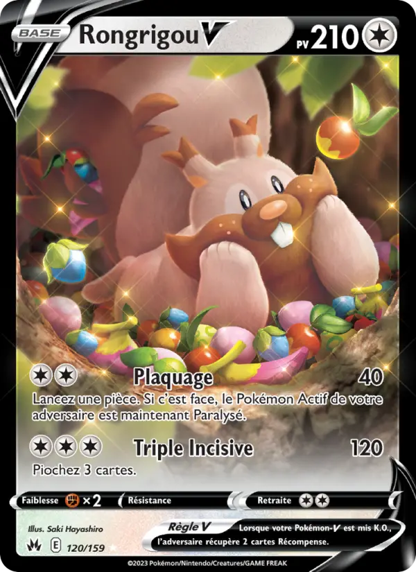 Rongrigou V — Carte Pokémon 120 Zénith Suprême