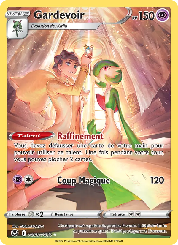 Gardevoir — Carte Pokémon TG05 Tempête Argentée
