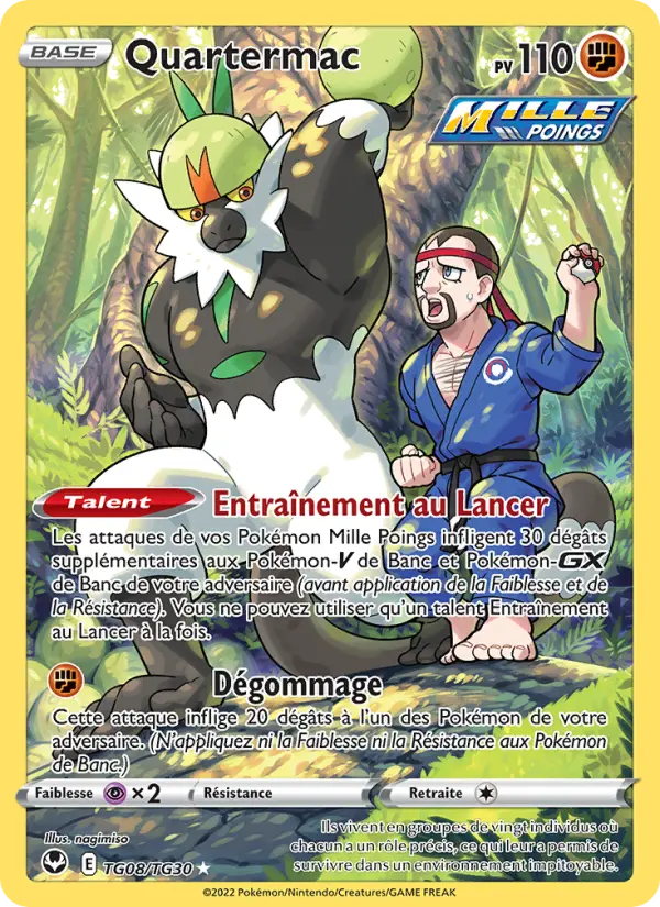 Quartermac — Carte Pokémon TG08 Tempête Argentée