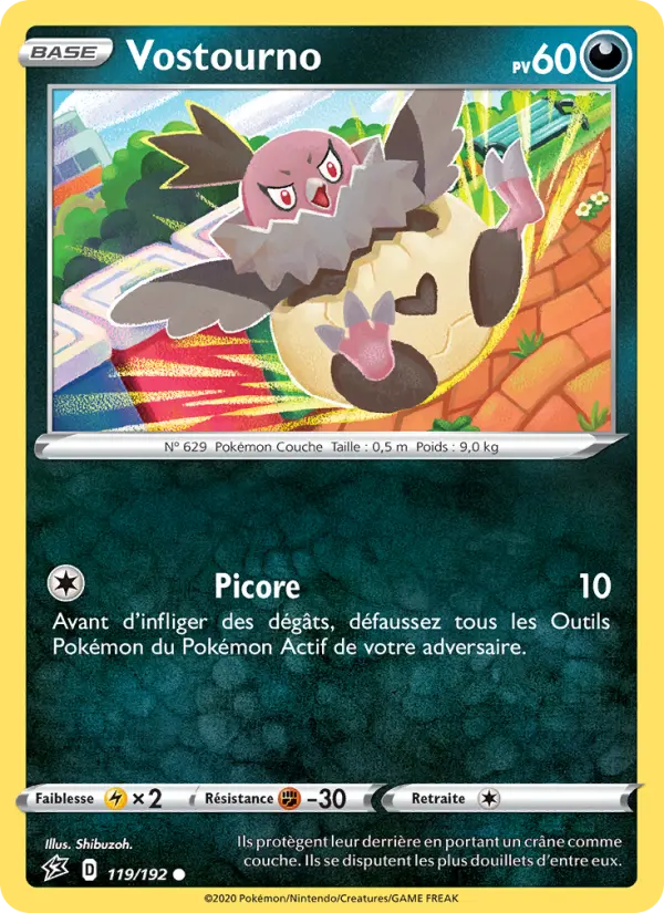 Vostourno — Carte Pokémon 119 Clash des Rebelles
