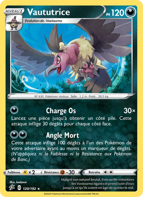 Vaututrice — Carte Pokémon 120 Clash des Rebelles