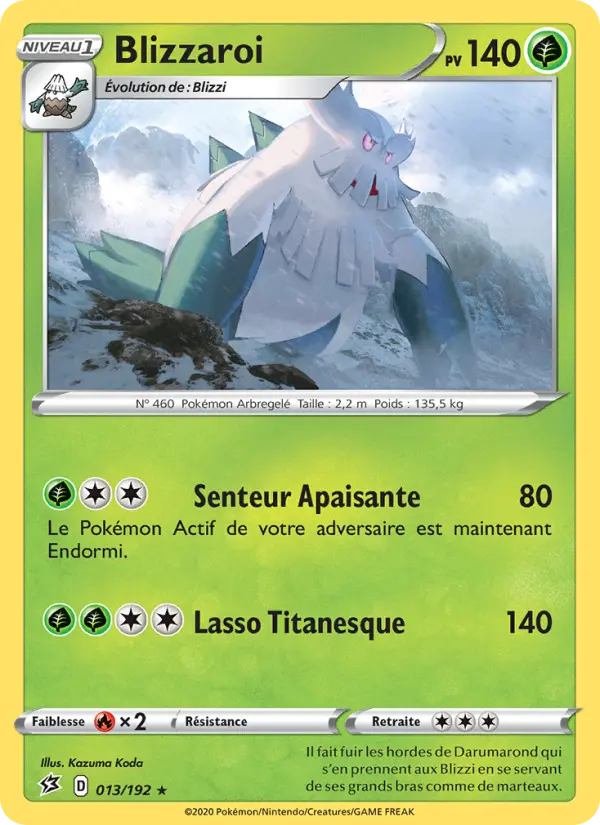 Blizzaroi — Carte Pokémon 13 Clash des Rebelles
