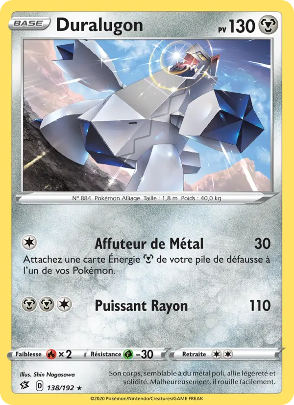 Duralugon — Carte Pokémon 138 Clash des Rebelles