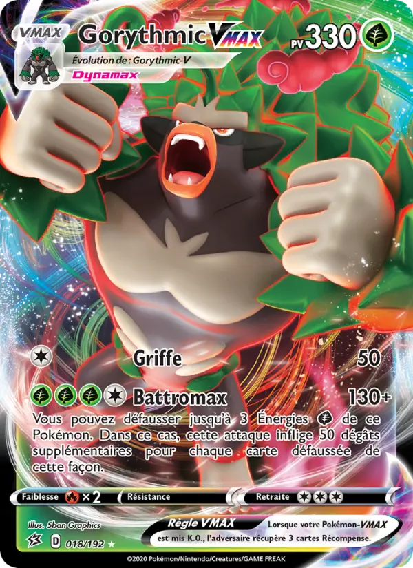 Gorythmic VMAX — Carte Pokémon 18 Clash des Rebelles