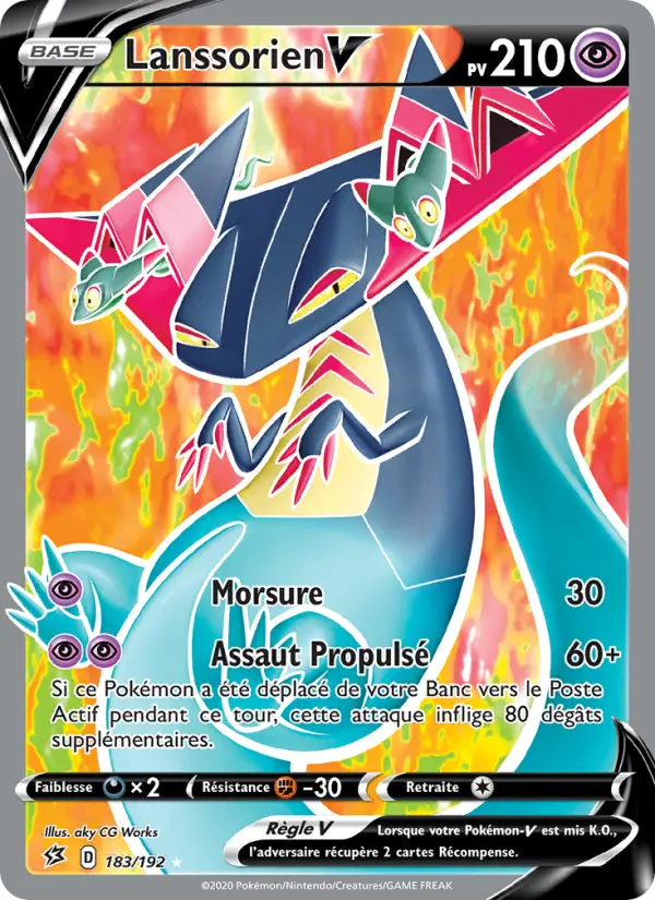 Lanssorien V — Carte Pokémon 183 Clash des Rebelles