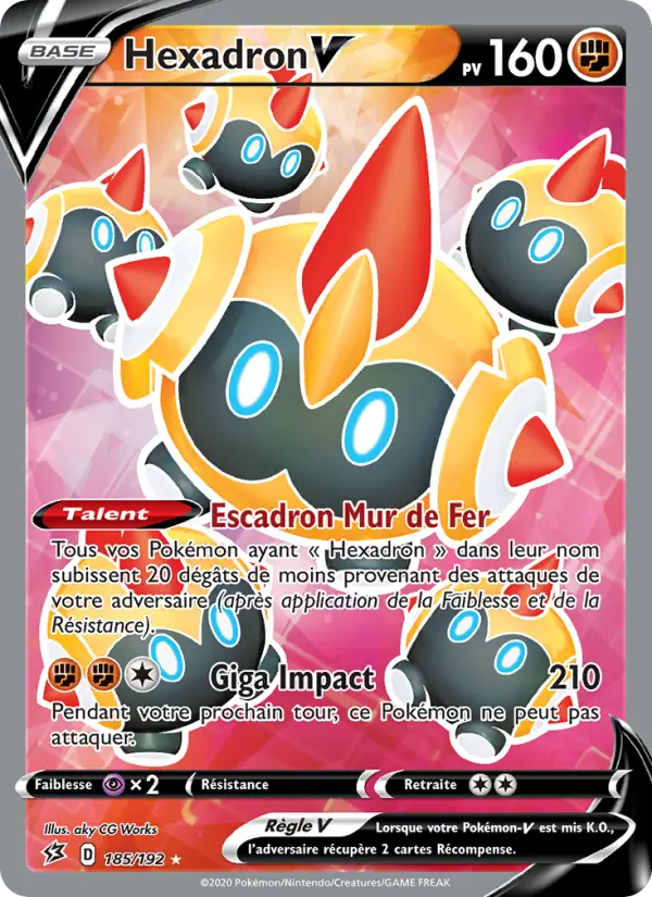 Hexadron V — Carte Pokémon 185 Clash des Rebelles