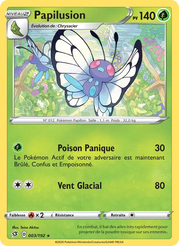 Papilusion — Carte Pokémon 3 Clash des Rebelles