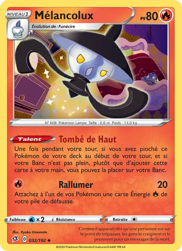Mélancolux — Carte Pokémon 32 Clash des Rebelles