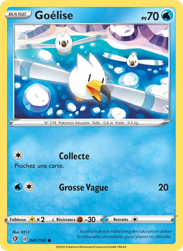 Goélise — Carte Pokémon 41 Clash des Rebelles