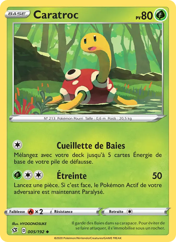 Caratroc — Carte Pokémon 5 Clash des Rebelles