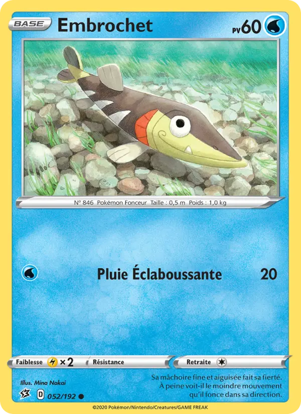 Embrochet — Carte Pokémon 52 Clash des Rebelles