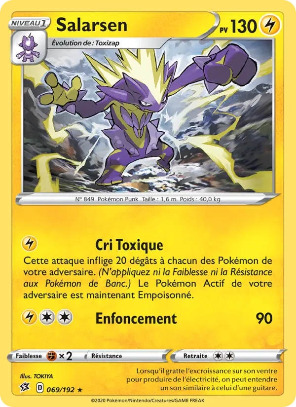 Salarsen — Carte Pokémon 69 Clash des Rebelles