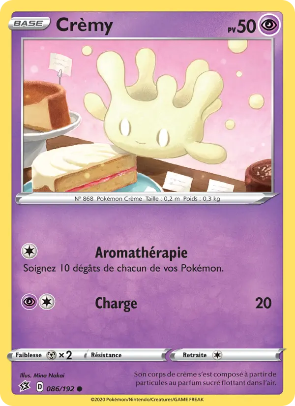 Crèmy — Carte Pokémon 86 Clash des Rebelles