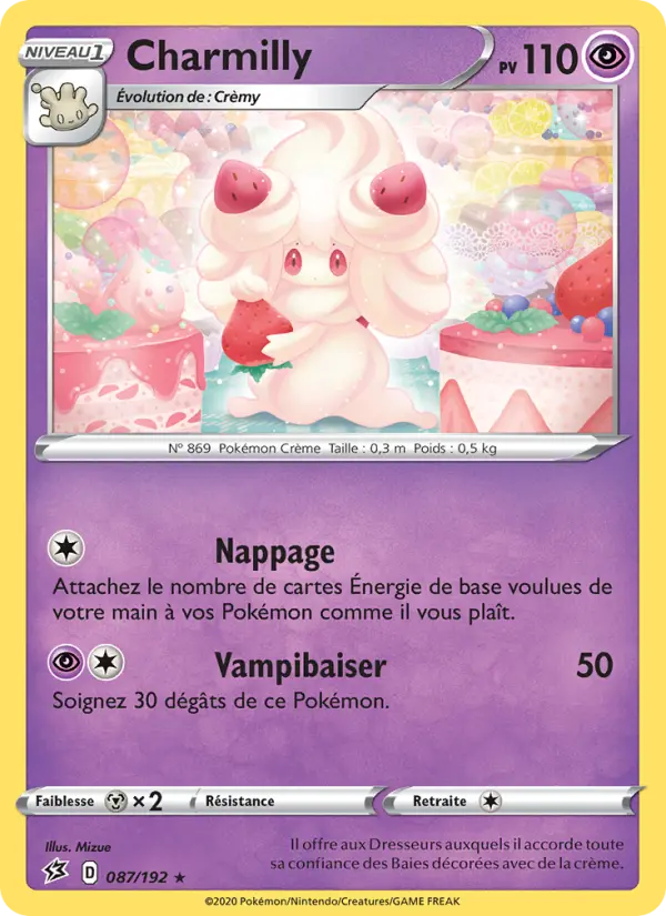 Charmilly — Carte Pokémon 87 Clash des Rebelles
