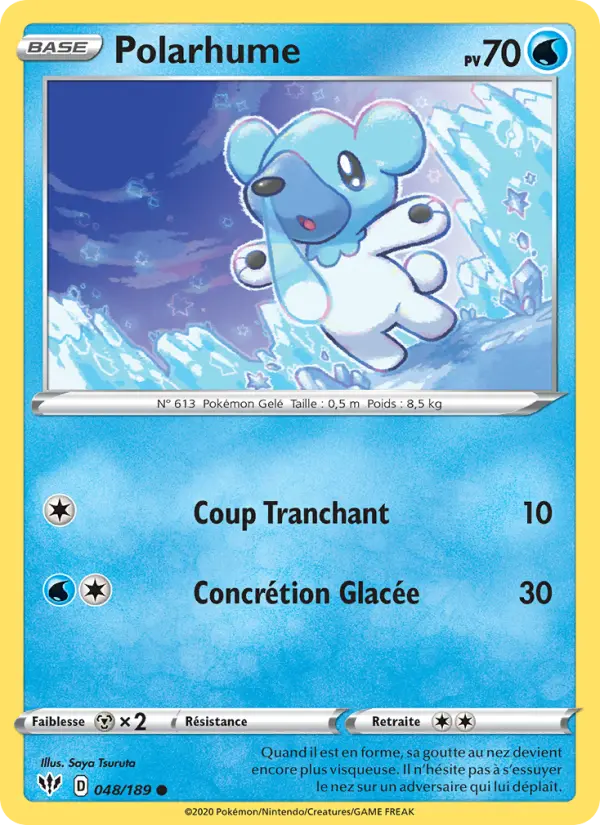 Polarhume — Carte Pokémon 48 Ténèbres Embrasées