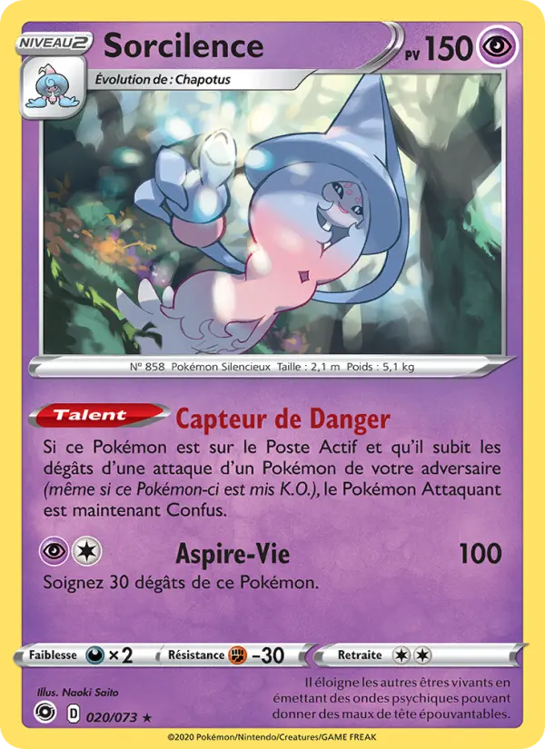 Sorcilence — Carte Pokémon 20 La Voie du Maître