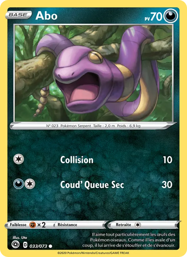 Abo — Carte Pokémon 33 La Voie du Maître