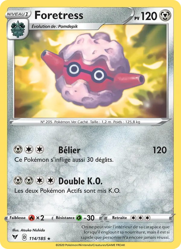 Foretress — Carte Pokémon 114 Voltage Éclatant