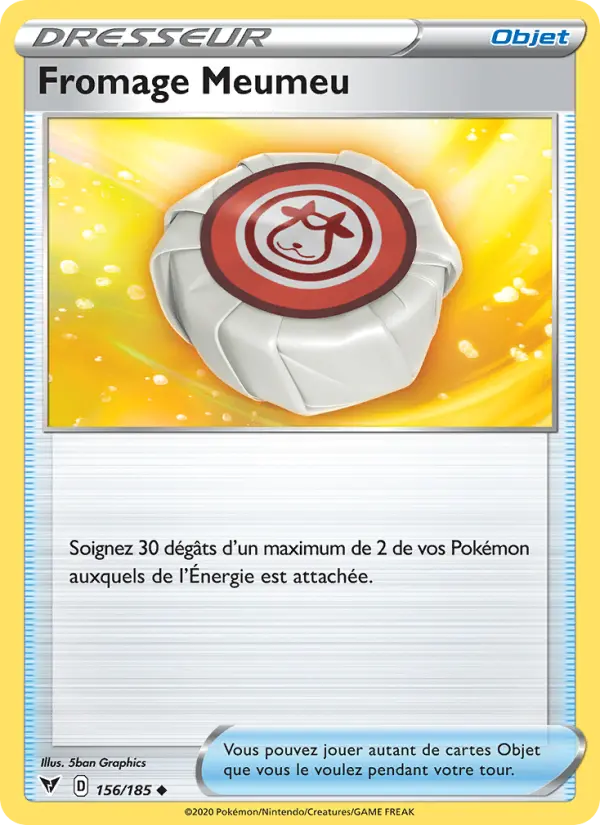 Fromage Meumeu — Carte Pokémon 156 Voltage Éclatant