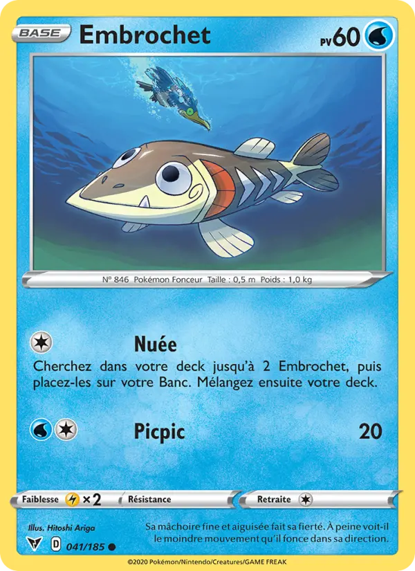 Embrochet — Carte Pokémon 41 Voltage Éclatant
