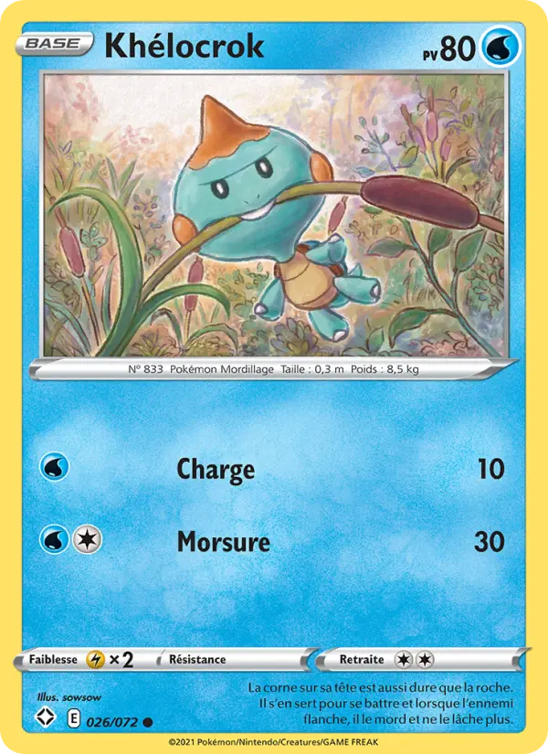 Khélocrok — Carte Pokémon 26 Destinées Radieuses