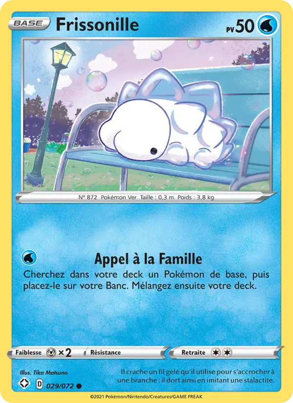 Frissonille — Carte Pokémon 29 Destinées Radieuses